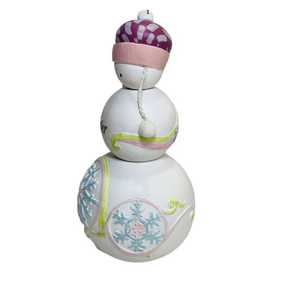 Snowgirl Sister Figurine Christmas Gift Magnetic Winter Snowflake Holiday Keepsa - Picture 5 of 16
